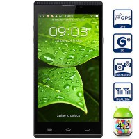 Smartphone 5.0"  Android 4.2 3G  Quad Core 1GB RAM 8GB ROM HD Screen 13.0MP Camera GPs